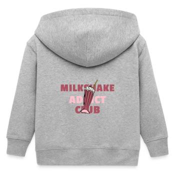 Milkshake Addict Club - Glacier Milkshake - Veste à capuche enfant bio Stanley/Stella - gris chiné - Dos