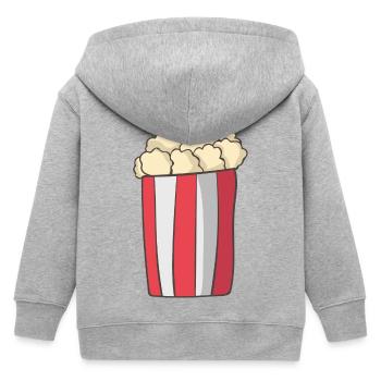 pop-corn - Veste à capuche enfant bio Stanley/Stella - gris chiné - Dos