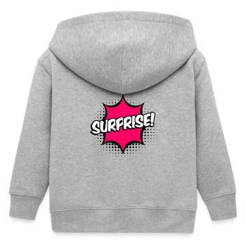 SURPRISE ! - Veste à capuche enfant bio Stanley/Stella - gris chiné - Dos