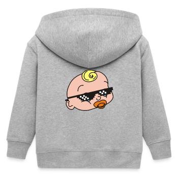 COOL BÉBÉ T-SHIRT - Veste à capuche enfant bio Stanley/Stella - gris chiné - Dos