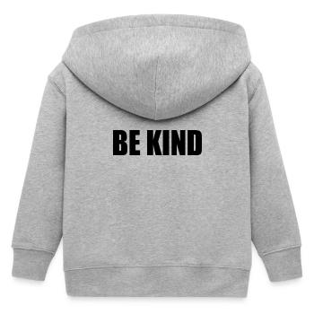 Be kind - Veste à capuche enfant bio Stanley/Stella - gris chiné - Dos