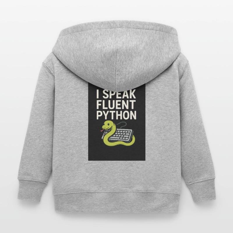 Serpent de codage Python Veste à capuche enfant bio Stanley/Stella