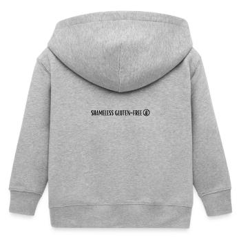 SHAMELESS GLUTEN FREE BLACK - Kinder Organic Kapuzenjacke Mini Cultivator von Stanley/Stella - Grau meliert - Hinten