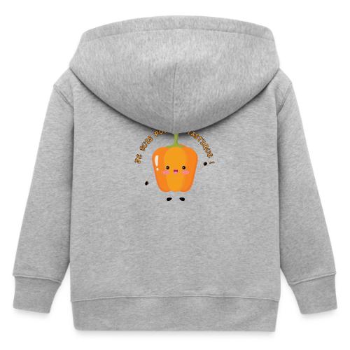 Je suis poivron tastique - Veste à capuche enfant bio Stanley/Stella