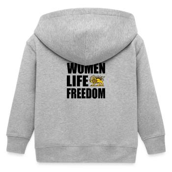 Women life freedom - Veste à capuche enfant bio Stanley/Stella - gris chiné - Dos