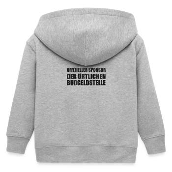 Offizieller Sponsor der Örtlichen Bußgeldstelle - Kinder Organic Kapuzenjacke Mini Cultivator von Stanley/Stella - Grau meliert - Hinten