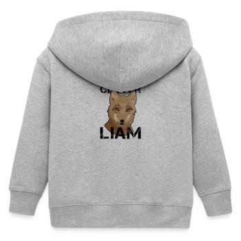 L’anniversaire de Liam Liam - Veste à capuche enfant bio Stanley/Stella - gris chiné - Dos