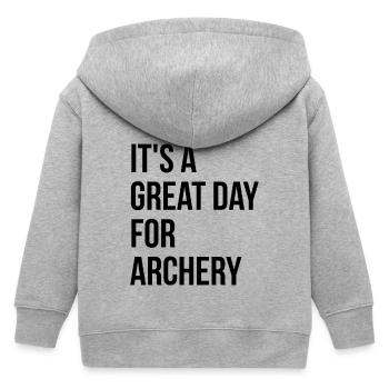 archerie - Veste à capuche enfant bio Stanley/Stella - gris chiné - Dos