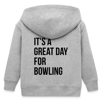 bowling - Veste à capuche enfant bio Stanley/Stella - gris chiné - Dos