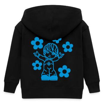 happykid02 - Veste à capuche enfant bio Stanley/Stella - noir - Dos