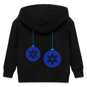 Weihnachtskugeln Stern - Kinder Organic Kapuzenjacke Mini Cultivator von Stanley/Stella - Schwarz - Hinten