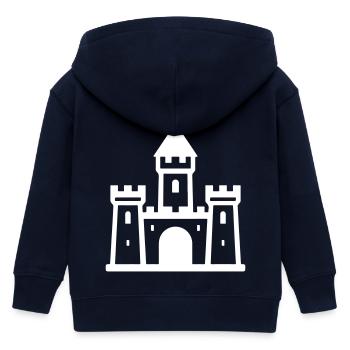 Château Château - Veste à capuche enfant bio Stanley/Stella - marine - Dos
