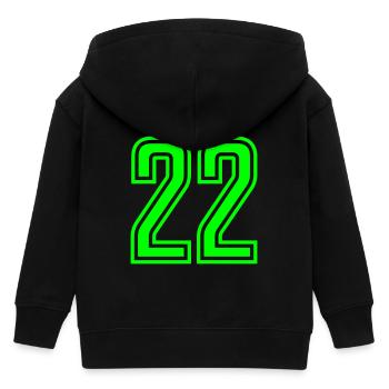 22 - Kinder Organic Kapuzenjacke Mini Cultivator von Stanley/Stella - Schwarz - Hinten
