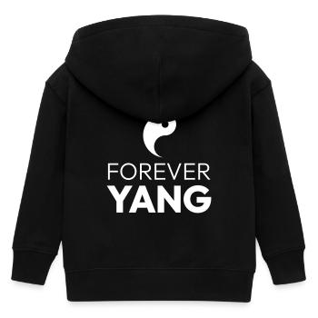 Forever Yang - Kinder Organic Kapuzenjacke Mini Cultivator von Stanley/Stella - Schwarz - Hinten