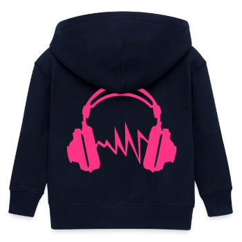 egaliseur casques dj audio music zik20 - Veste à capuche enfant bio Stanley/Stella - marine - Dos