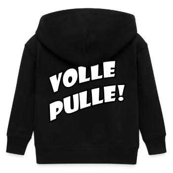 Volle Pulle! - Kinder Organic Kapuzenjacke Mini Cultivator von Stanley/Stella - Schwarz - Hinten