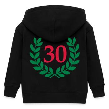 Anniversaire 30 ans - Veste à capuche enfant bio Stanley/Stella - noir - Dos