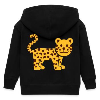 Leopard - Veste à capuche enfant bio Stanley/Stella - noir - Dos