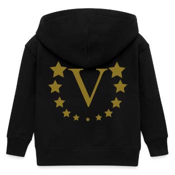 V - Veste à capuche enfant bio Stanley/Stella - noir - Dos