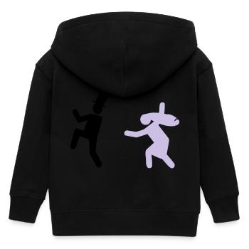 Running Groom - Veste à capuche enfant bio Stanley/Stella - noir - Dos