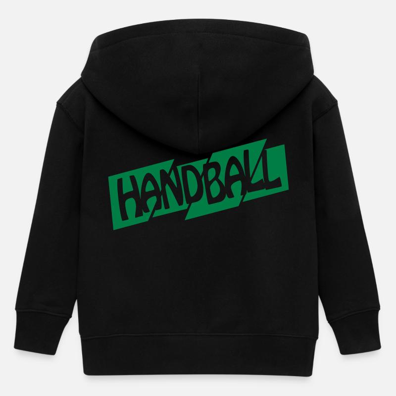 Handball - Stanley/Stella Mini Cultivator Bio Kinder Kapuzenjacke - Schwarz