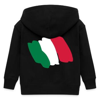 italy_1__f3 - Veste à capuche enfant bio Stanley/Stella - noir - Dos