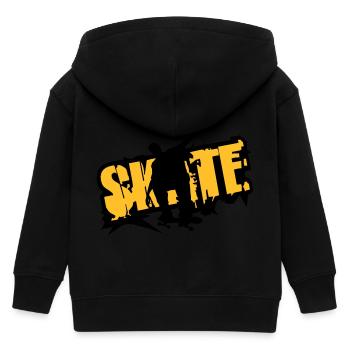 Skate - Kinder Organic Kapuzenjacke Mini Cultivator von Stanley/Stella - Schwarz - Hinten