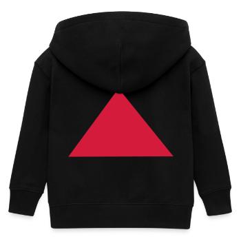 Dreieck - Kinder Organic Kapuzenjacke Mini Cultivator von Stanley/Stella - Schwarz - Hinten