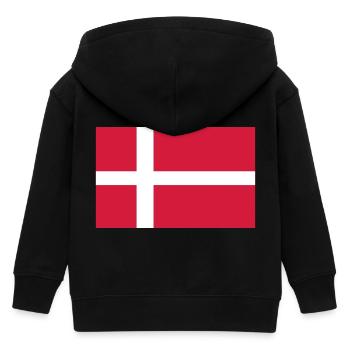 Denmark - Kinder Organic Kapuzenjacke Mini Cultivator von Stanley/Stella - Schwarz - Hinten