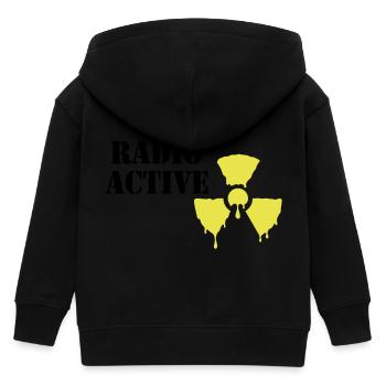 radioactif - Veste à capuche enfant bio Stanley/Stella - noir - Dos