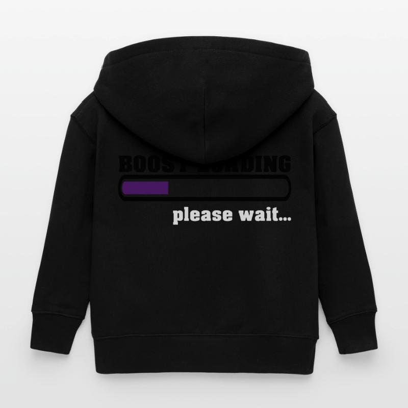 Boost Loading Please Wait Kinder Organic Kapuzenjacke Mini Cultivator von Stanley/Stella