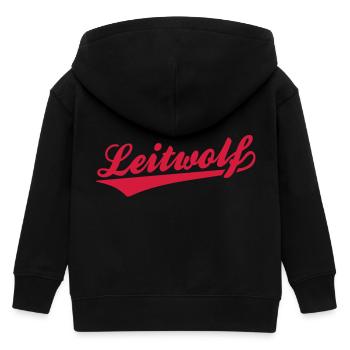 Leitwolf - Kinder Organic Kapuzenjacke Mini Cultivator von Stanley/Stella - Schwarz - Hinten
