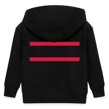 Ornement de frontière - Veste à capuche enfant bio Stanley/Stella - noir - Dos