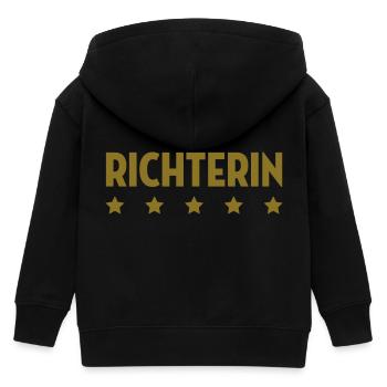 Richter Richterin Recht Gericht Rechtsanwalt - Kinder Organic Kapuzenjacke Mini Cultivator von Stanley/Stella - Schwarz - Hinten