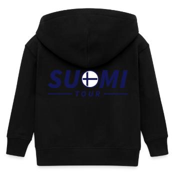 Suomi Tour Finnland - Kinder Organic Kapuzenjacke Mini Cultivator von Stanley/Stella - Schwarz - Hinten