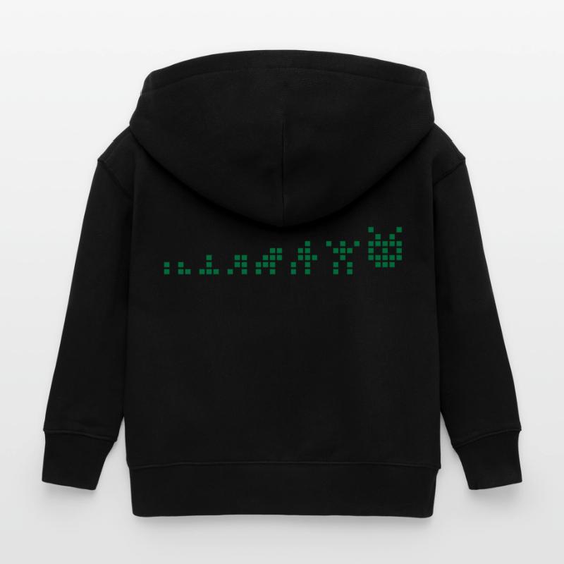 Pixel Evolution Kinder Organic Kapuzenjacke Mini Cultivator von Stanley/Stella