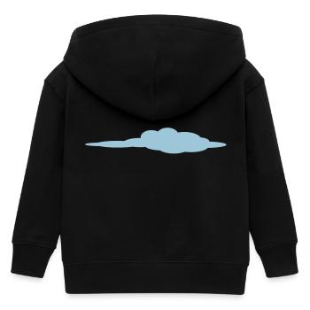 Nuage - Veste à capuche enfant bio Stanley/Stella - noir - Dos