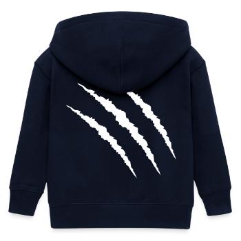 krallen - Kinder Organic Kapuzenjacke Mini Cultivator von Stanley/Stella - Navy - Hinten