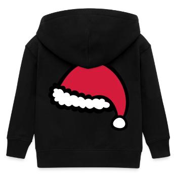 Christmas hat - Kinder Organic Kapuzenjacke Mini Cultivator von Stanley/Stella - Schwarz - Hinten