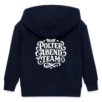 Polter Abend Team - Kinder Organic Kapuzenjacke Mini Cultivator von Stanley/Stella - Navy - Hinten