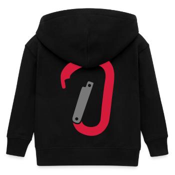 Escalade - Veste à capuche enfant bio Stanley/Stella - noir - Dos