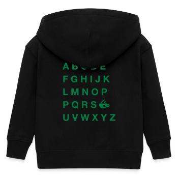 ABC-Tea - Kinder Organic Kapuzenjacke Mini Cultivator von Stanley/Stella - Schwarz - Hinten