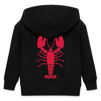 Homard - Veste à capuche enfant bio Stanley/Stella - noir - Dos