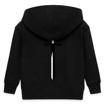 Schwert - Kinder Organic Kapuzenjacke Mini Cultivator von Stanley/Stella - Schwarz - Hinten