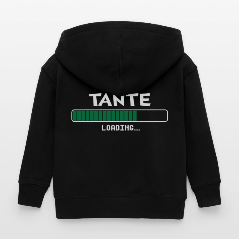 Aunt loading loading bar Kids Organic Zip-up Hoodie by Stanley/Stella