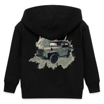 P-2-M - Veste à capuche enfant bio Stanley/Stella - noir - Dos