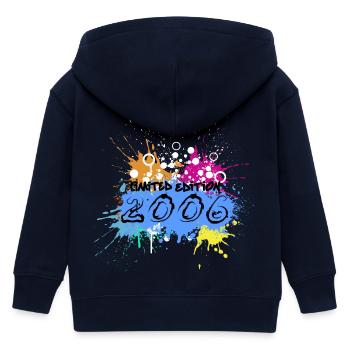Farbexplosion Limited Edition 2006 - Kinder Organic Kapuzenjacke Mini Cultivator von Stanley/Stella - Navy - Hinten
