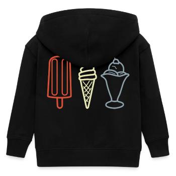 Coupes glacées - Veste à capuche enfant bio Stanley/Stella - noir - Dos