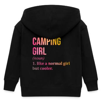 Camper - Kinder Organic Kapuzenjacke Mini Cultivator von Stanley/Stella - Schwarz - Hinten