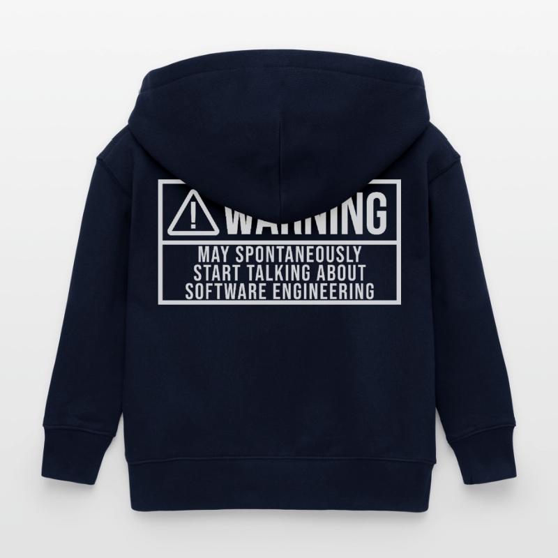 Software Engineer Kids Organic Zip-up Hoodie by Stanley/Stella
